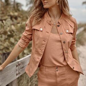 White House Black Market Pret Safari Jacket
NWT
Size 0